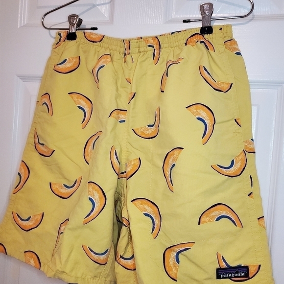 Patagonia Baggies Longs 7” Shorts | Yellow Melons— Men’s Size X-Small - Picture 3 of 8